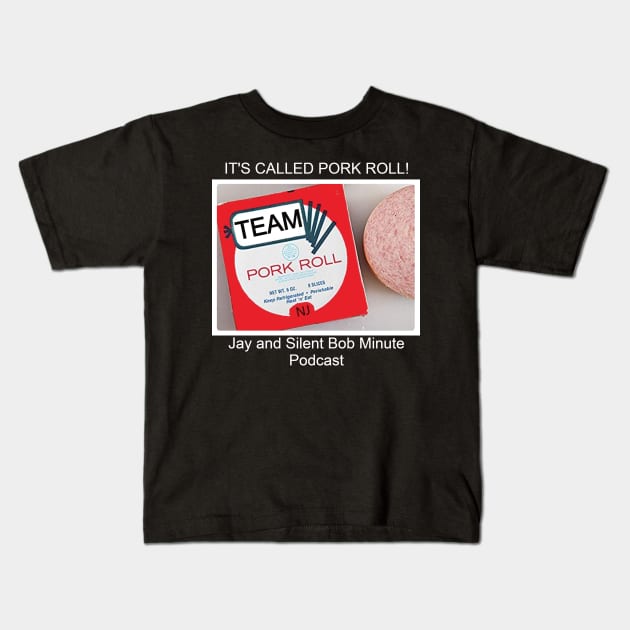 Team Pork Roll Front and Back Kids T-Shirt by TheBurbsMinute